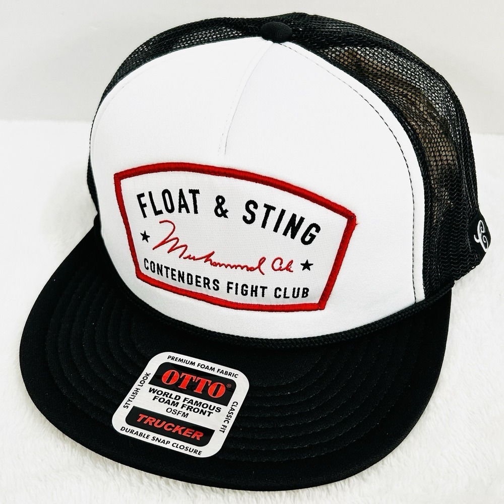 Muhammad Ali Contenders Float & Sting Foam Trucker Hat Cap Snapback Adjustable